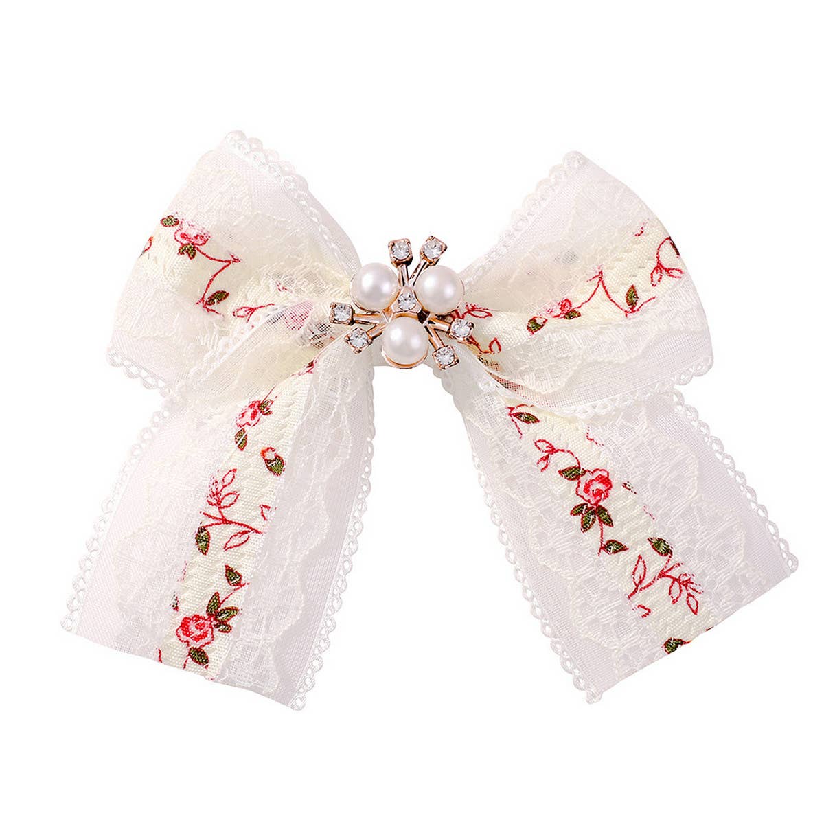 CHILDREN'S LACE MESH BOW HAIRPIN