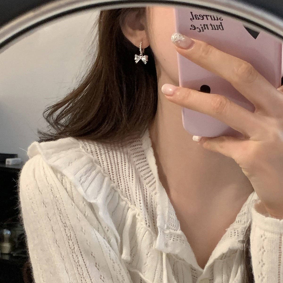 BOW FASHIONABLE AND ELEGANT EARRINGS FOR WOMEN_CWAJE2974