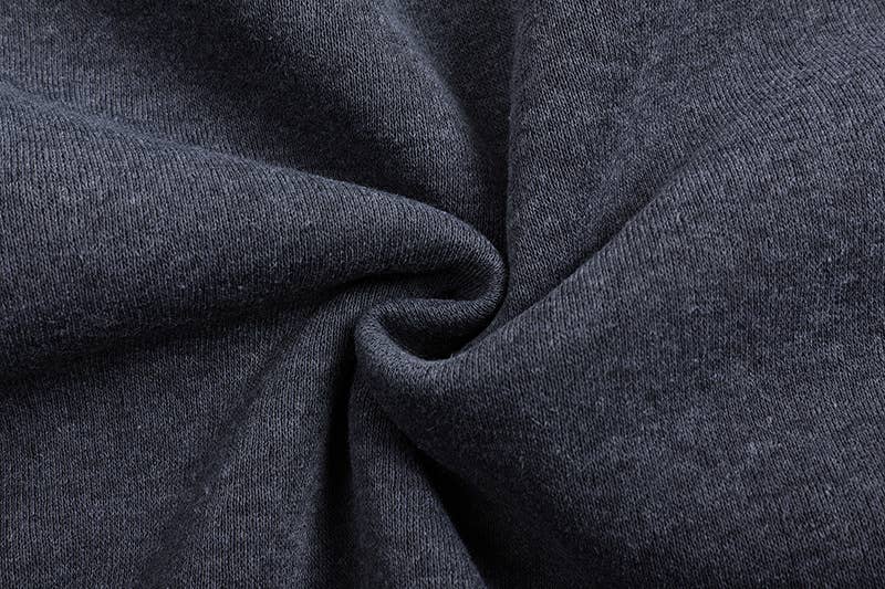 CWOHOL0284_ZipUp Open Front Hoodie In Fleece Long Sleeve Top