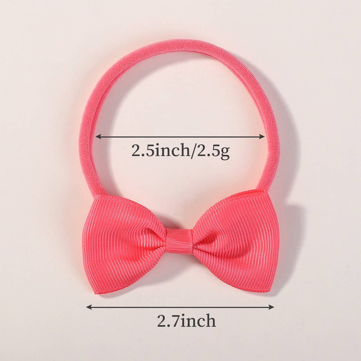 Kids Bow Headband Set ? Elastic Nylon No Marks