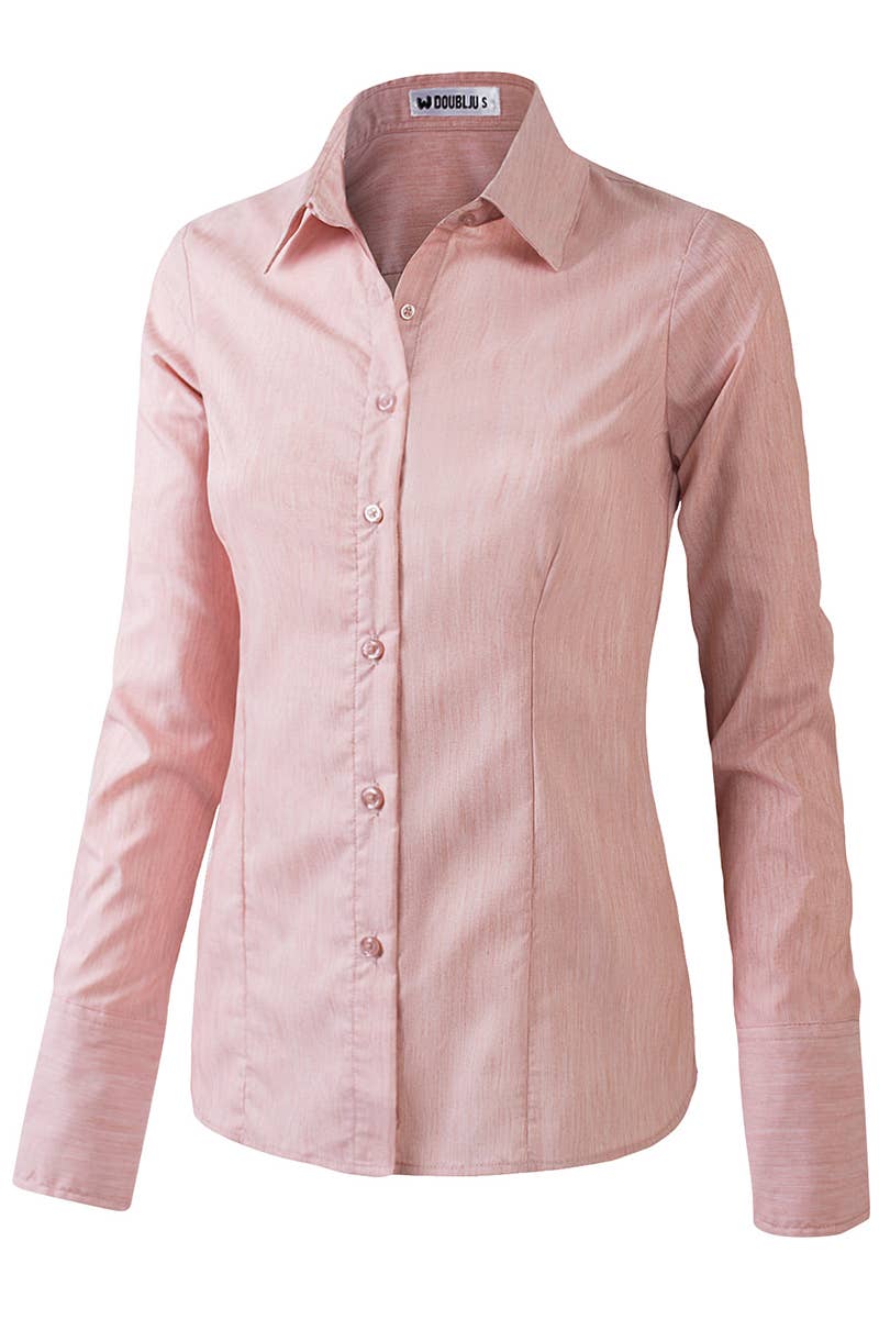 CWTDSL028_Button Down Long Sleeve Collared Shirts