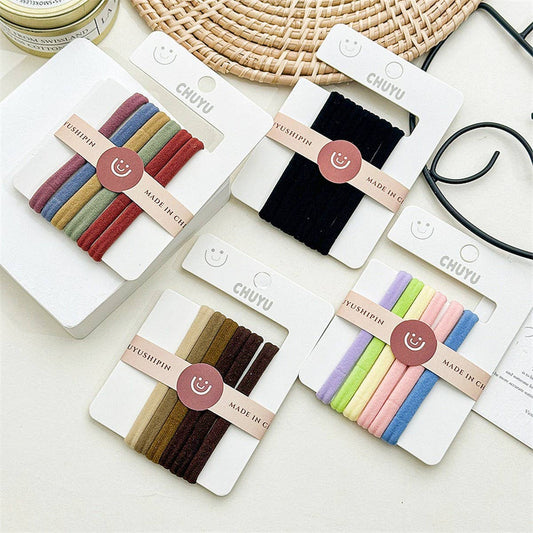 GIRLS' VERSATILE CANDY-COLORED TOWEL RING HAIRBAND