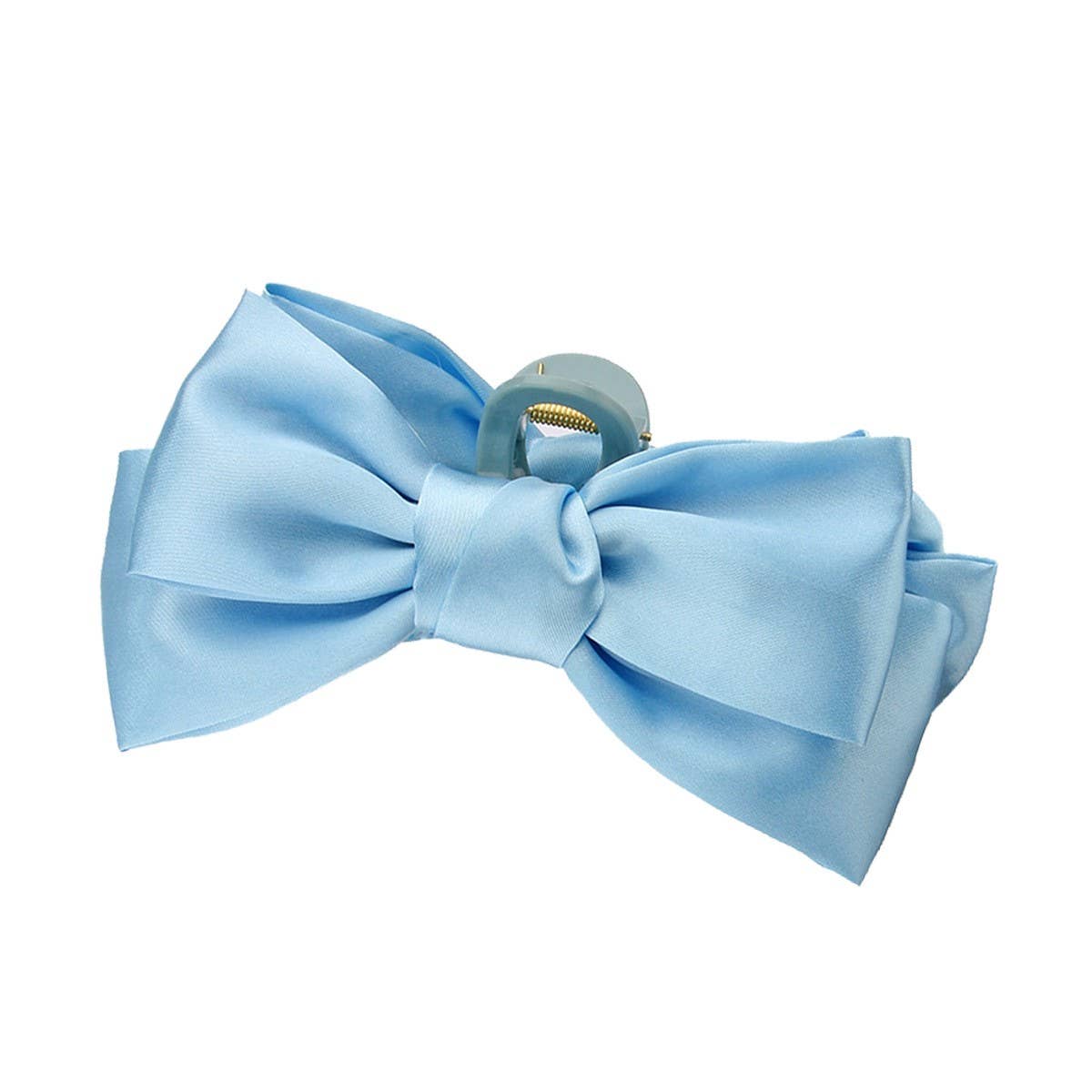 CWAHA07430_LARGE BOW FABRIC HAIR CLAW CLIP FOR WOMEN