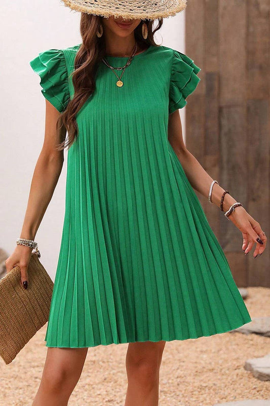 CWDSD8201_SPRING AND SUMMER ELEGANT SOLID COLOR DRESS