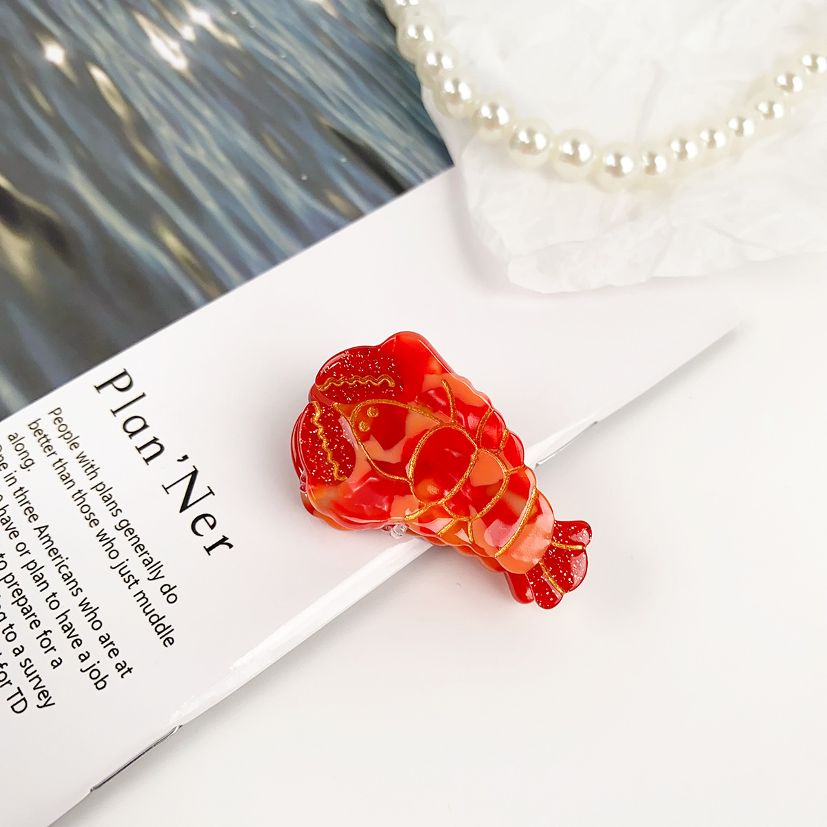 Ocean Style Claw Clip ??Cute Dolphin Shell_CWAHA1482