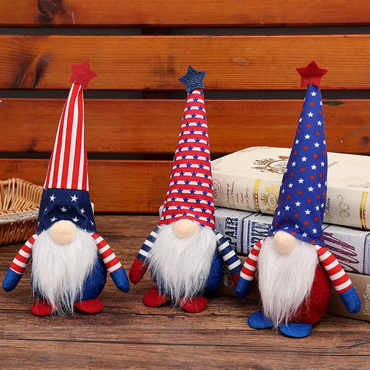 CWMM9495_INDEPENDENCE DAY FIVE-POINTED FACELESS DWARF TOY