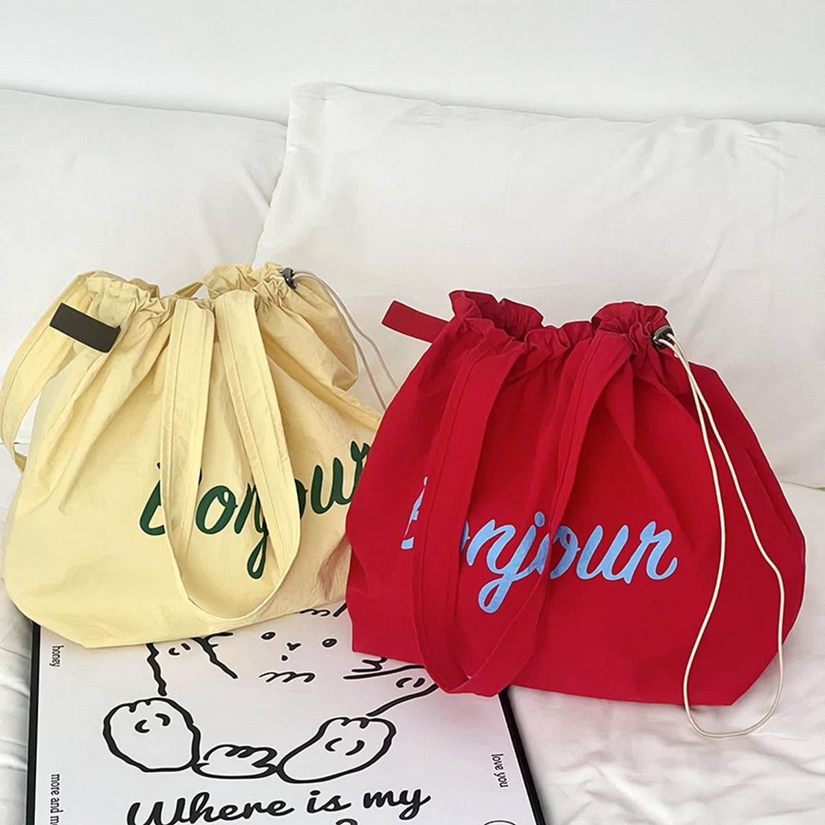 VERSATILE WATERPROOF DRAWSTRING SHOULDER BAG_CWAB3093