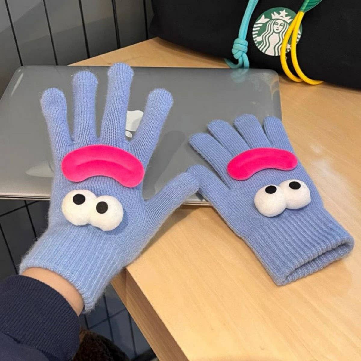 CARTOON KNITTED COLD-PROOF TOUCH-SCREEN GLOVES_CWAG0179