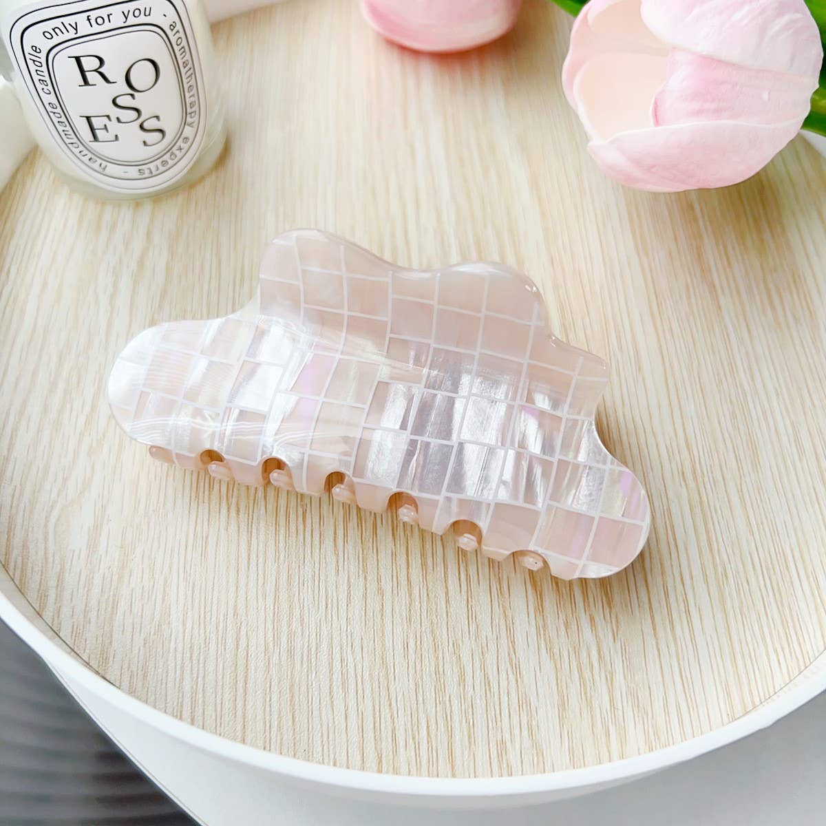 Colorful PVC Cloud Hair Claw ? Chic & Versatile