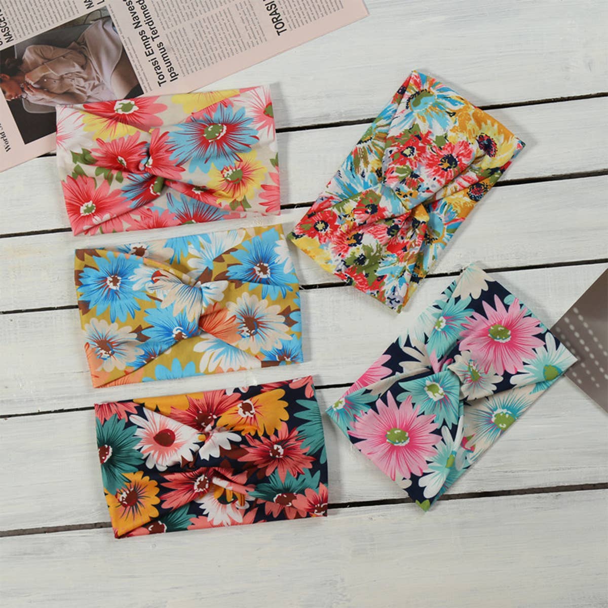 CWAHA6421_KNOTTED CROSS HEADBAND SPORTS HEADBAND