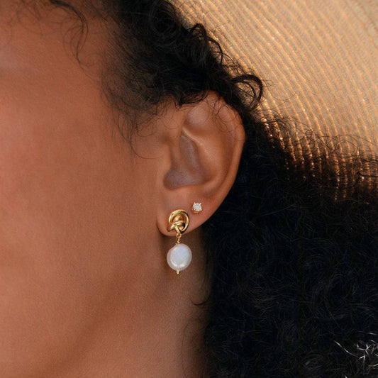 All-match Valentine's Day Pearl Earrings_CWMM5732