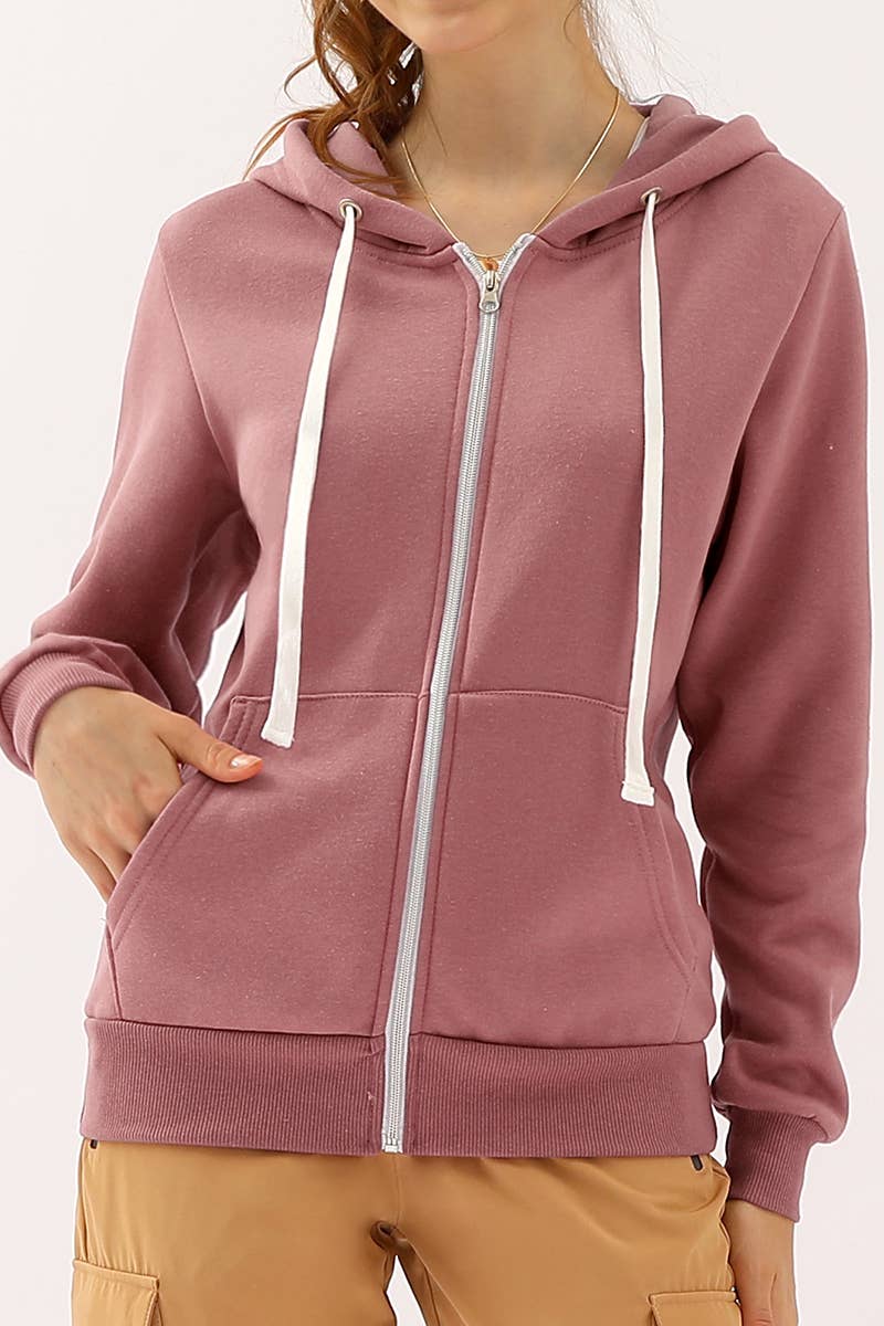 AWOHOL193_Basic Lightweight Pullover Hoodie