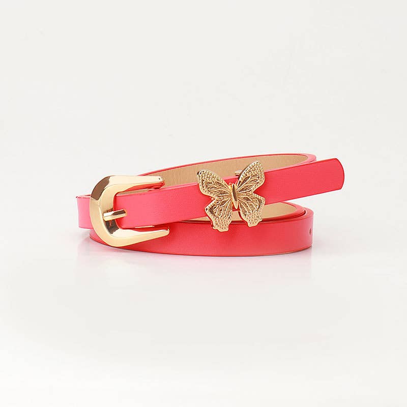 Butterfly-decorated versatile dress belt