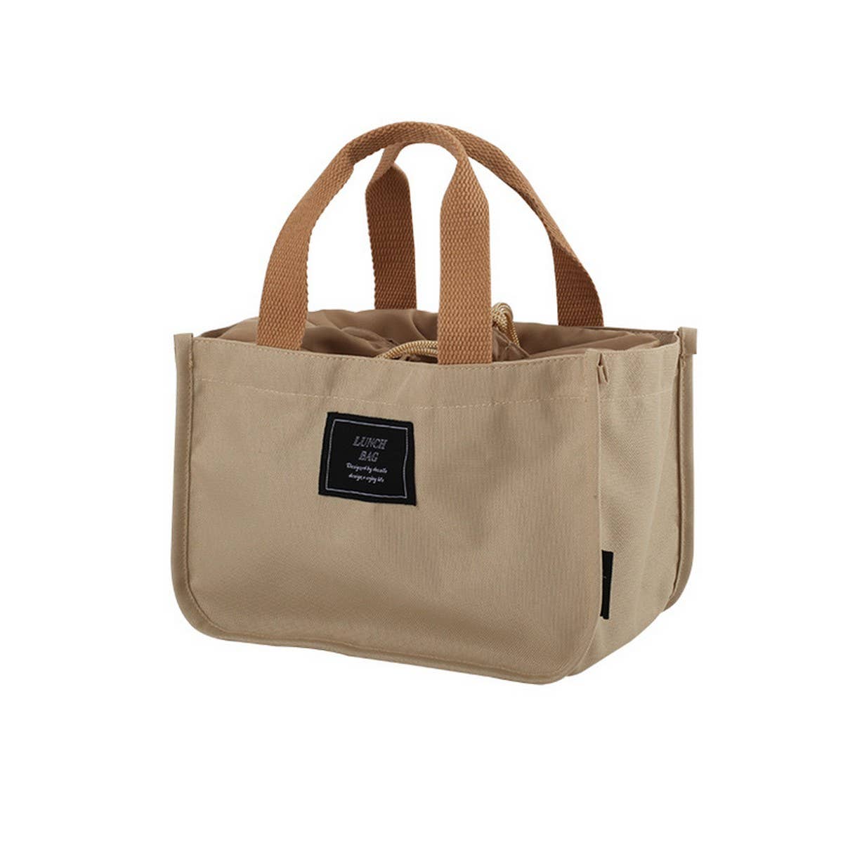CASUAL PICNIC INSULATED DOUBLE LAYER BENTO BAG_CWAB1824