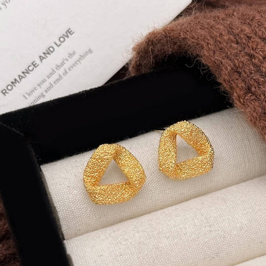 WOMEN'S HOLLOW STARRY SKY TRIANGLE EARRINGS