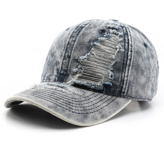 Vintage Washed Hole Baseball Cap for Men & Women_CWAH0907