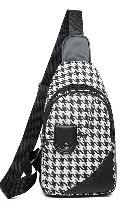 CASUAL PLAID ONE SHOULDER MESSENGER BAG_CUAB0023