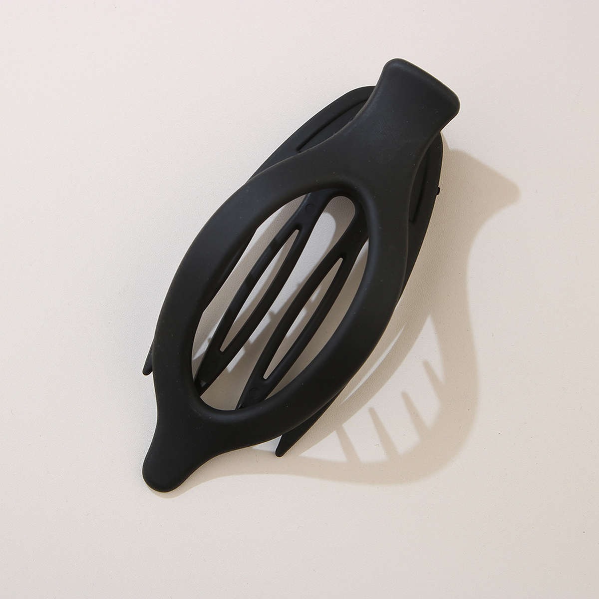 Glossy Matte Oval Hair Clip - Large Duckbill Style