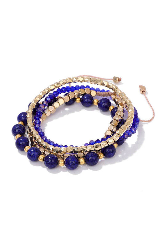 CWAJE1192_BOHEMIAN GLASSCRYSTAL METAL BEAD MIX BRACELET