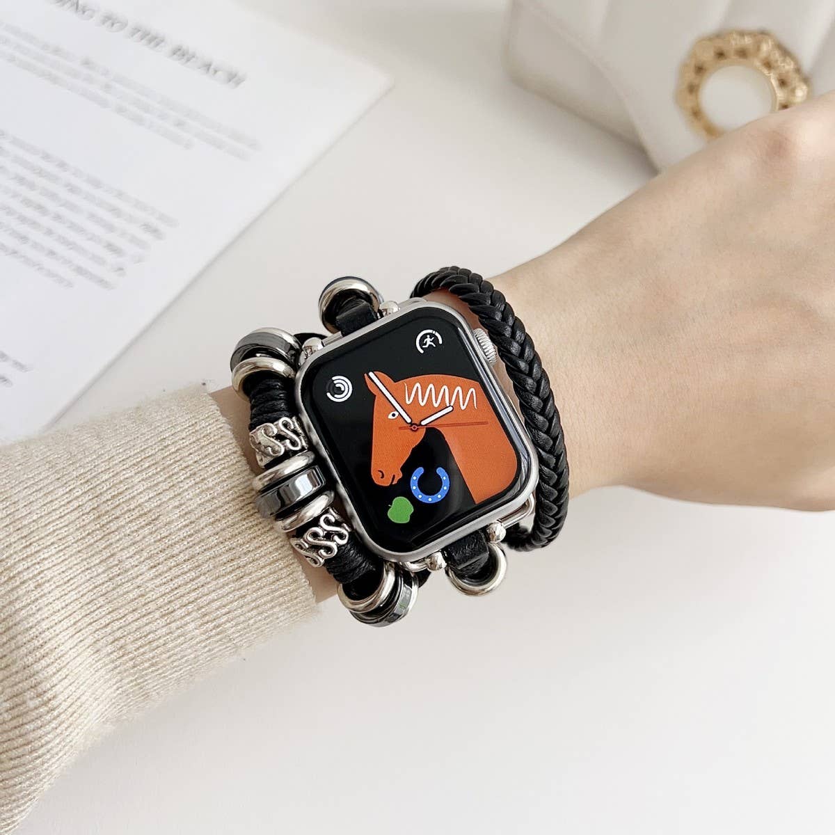 BOHEMIAN WOVEN WATCH STRAP IWATCH9-1_CWWW0037