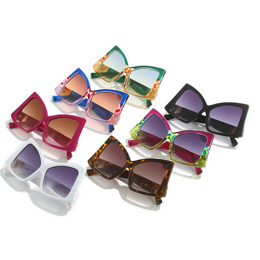 BOW TIE LARGE FRAME FUNNY FASHION SUNGLASSES WOMEN_CWASG0278