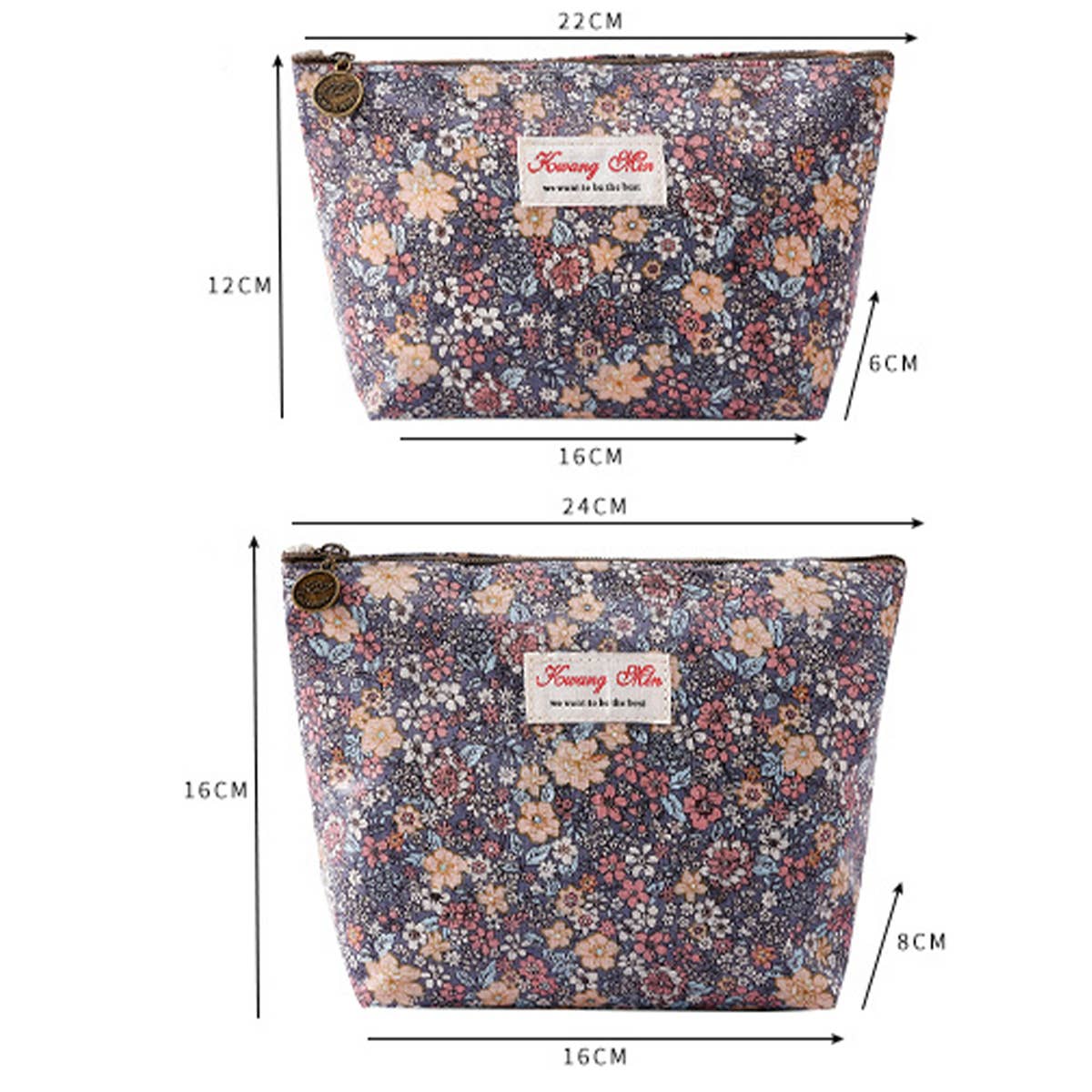 CUTE FLORAL PATTERN WASH BAG WALLET_CWAB1735