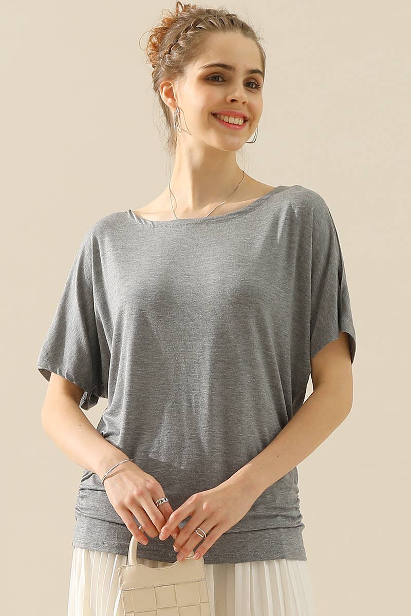 CWTTS640-P_PLUS SIZE DOLMAN SHORT SLEEVE BOAT NECKLINE TEE