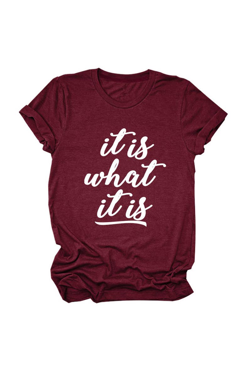 CWTTS1556_SUMMER LETTER CASUAL SHORT-SLEEVED T-SHIRT