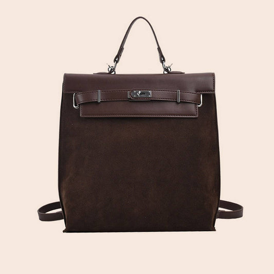 VINTAGE CASUAL PU LEATHER BACKPACK FOR WOMENS_CWAB1789