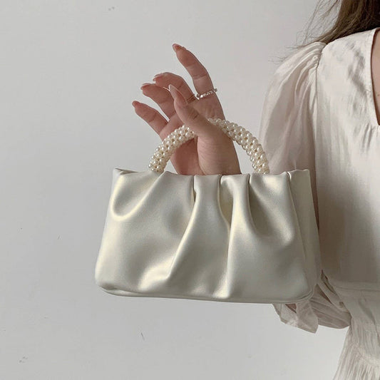 CWAB4845_FASHION PLEATED SWEET HANDBAG EVENING BAG