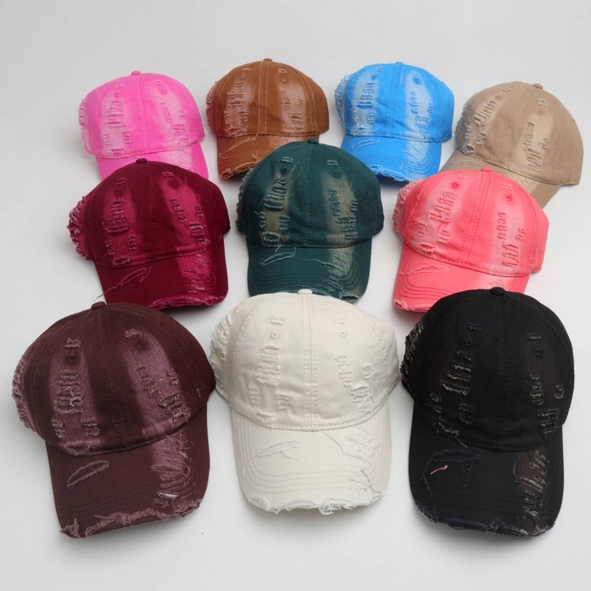 Vintage Washed Baseball Cap, Unisex,Sun Hat CWAH1129