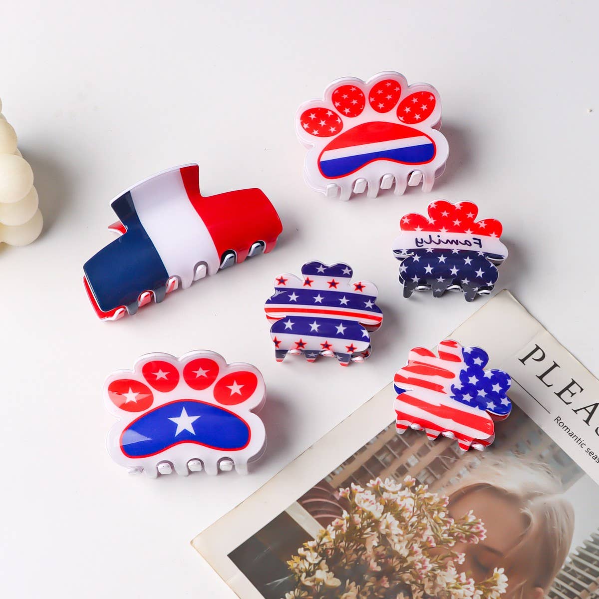 INDEPENDENCE DAY HOT SALE NEW HAIR CLIPS_CWAHA1269