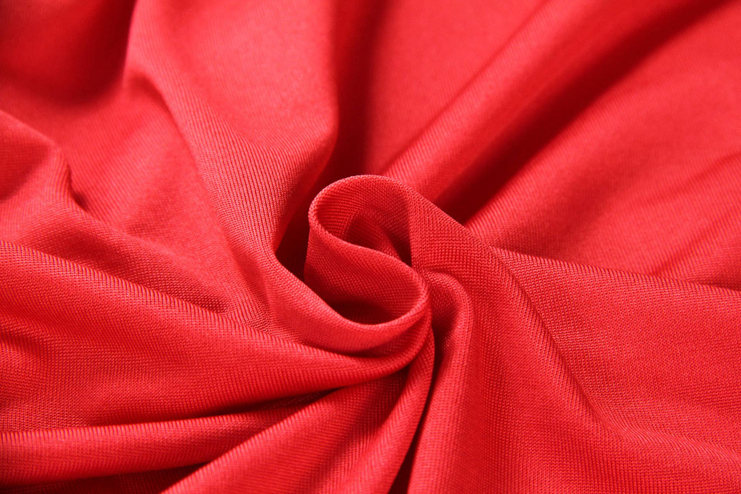 DEEP V-NECK HALTER DRESS WITH HALTER PLEATS