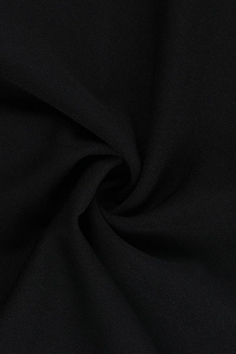 CWDSD7662_SQUARE NECK BOW TIE BACKLESS MINI DRESS