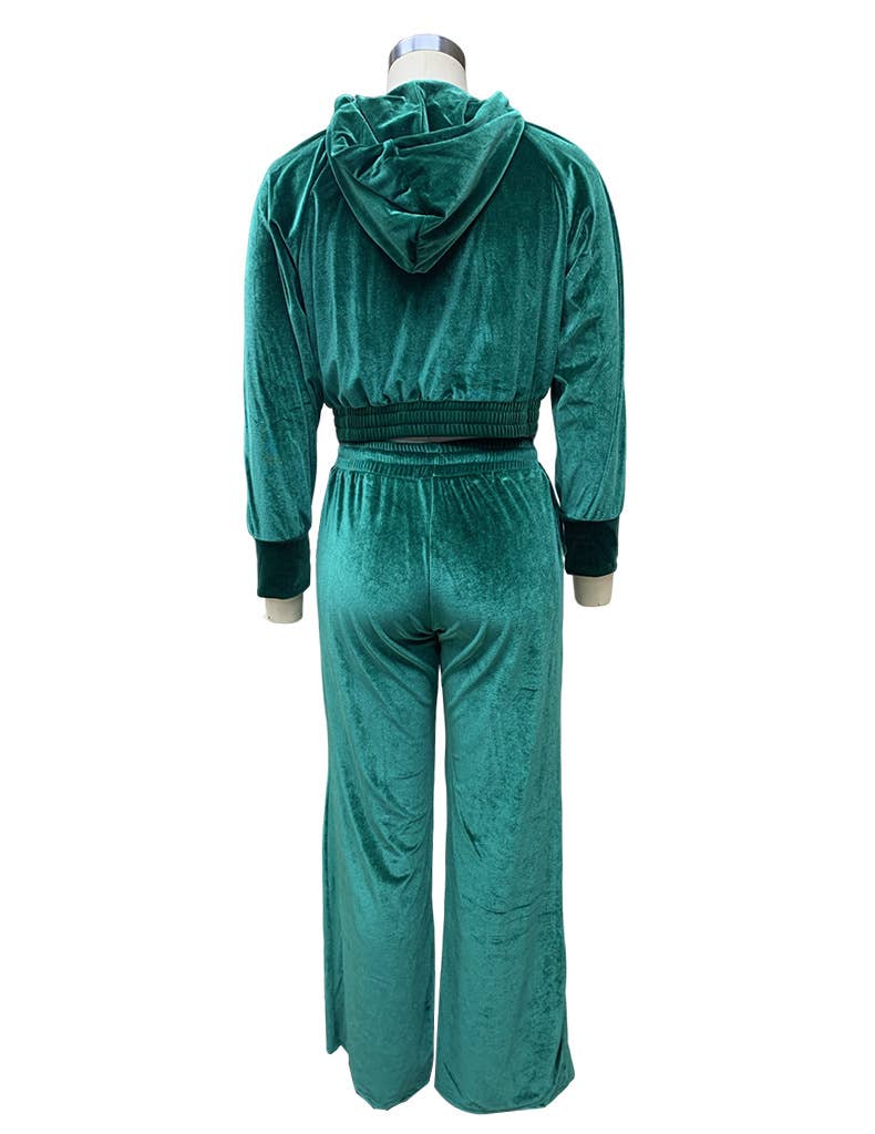 FASHIONABLE HOODIE CANARY SWEATPANTS SUIT