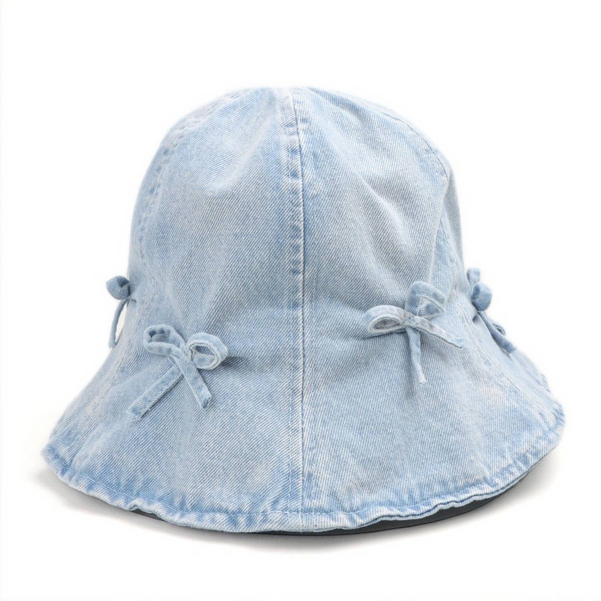 FRESH BOW RETRO WASHED BUCKET HAT_CWAH1547