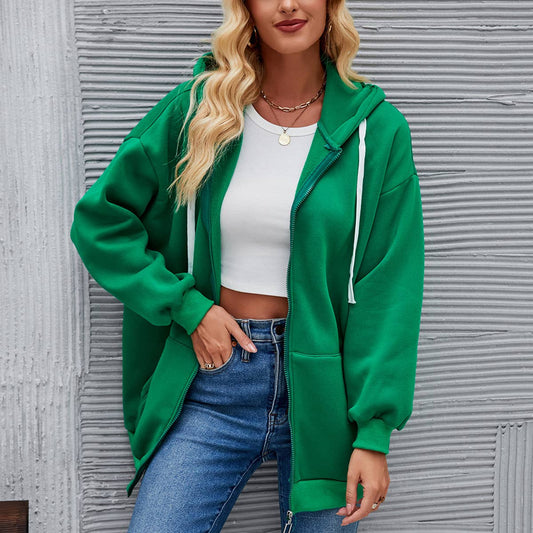 Fashionable hoodie casual cardigan