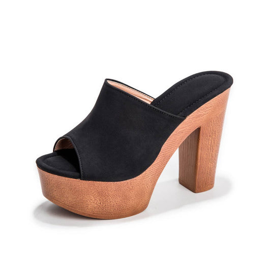 WOMEN HIGH HEELS WITH THICK HEELS AND HALF HEELS