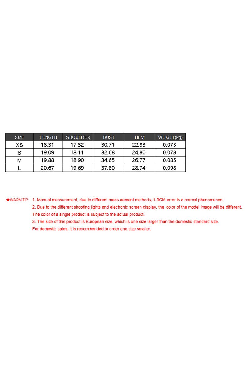 CWTTSL0457_SUMMER SEXY BACKLESS COMFORTABLE SLIM FIT TOP