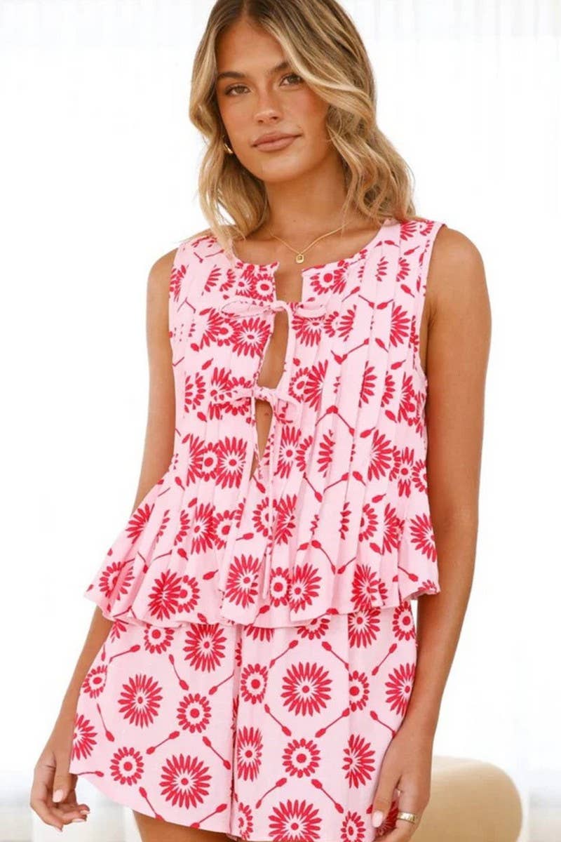 CWSTB1779_COMFY RIBBED PRINT TANK AND SHORTS SET