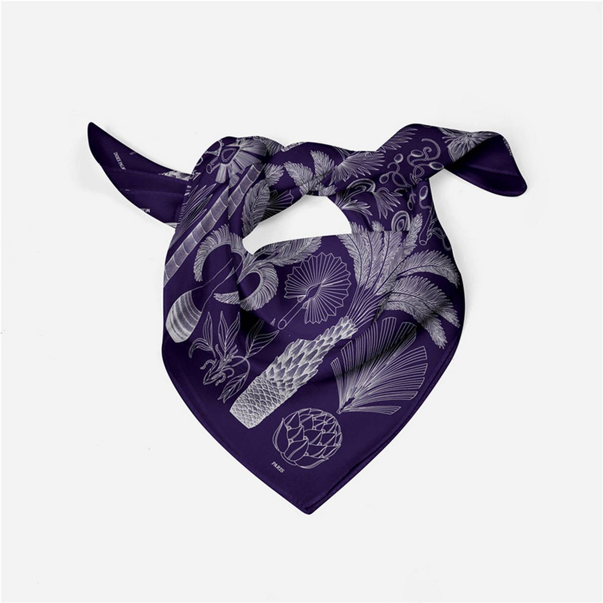 Vacation Beach Satin Scarf for Women, Sun