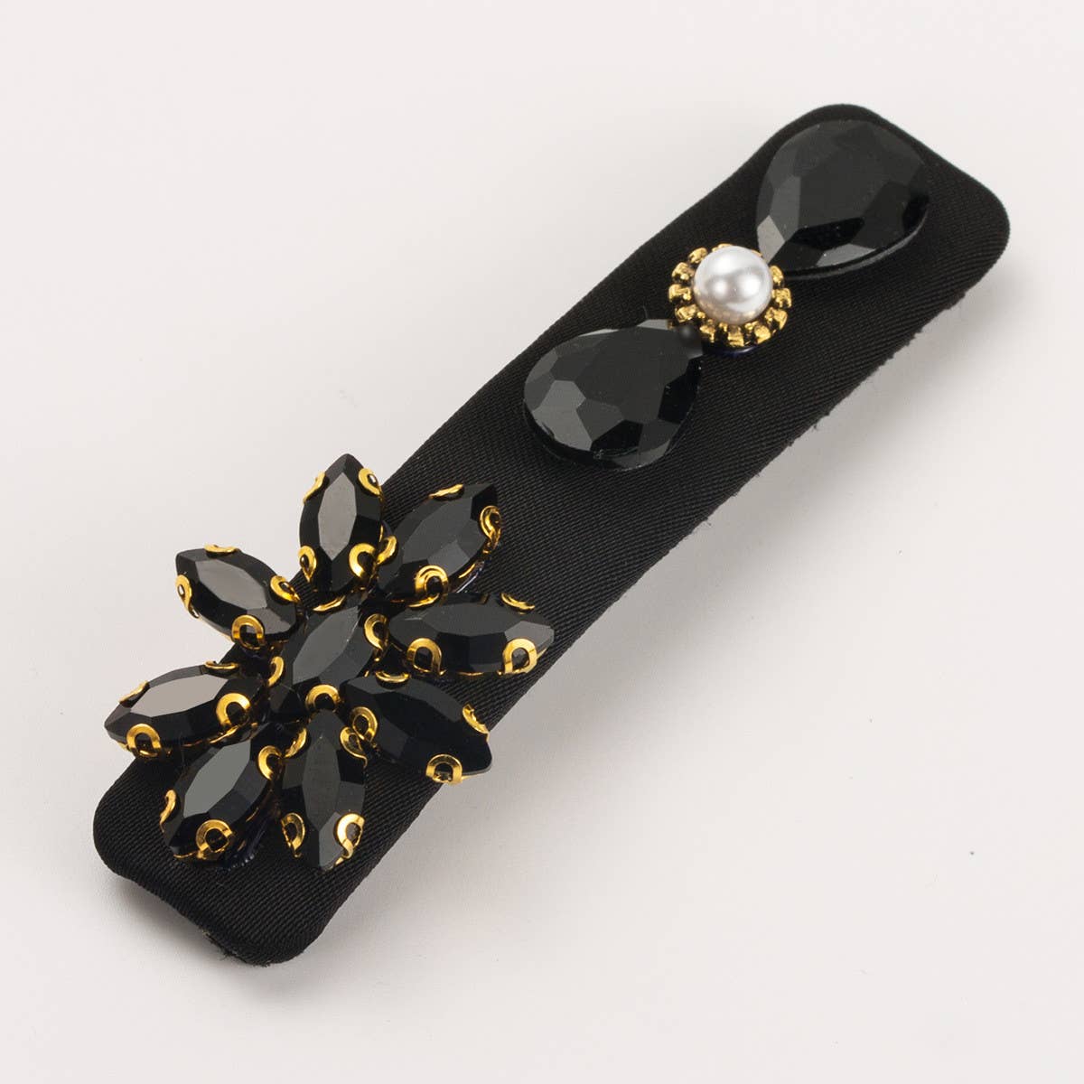 French rhinestone hairpin luxury side bangs clip_CWAHA1774
