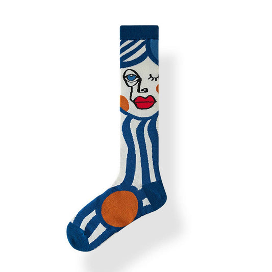 CWMS02747_CUTE JAPANESE STYLE LONG SOCKS WOMEN STREETWEAR