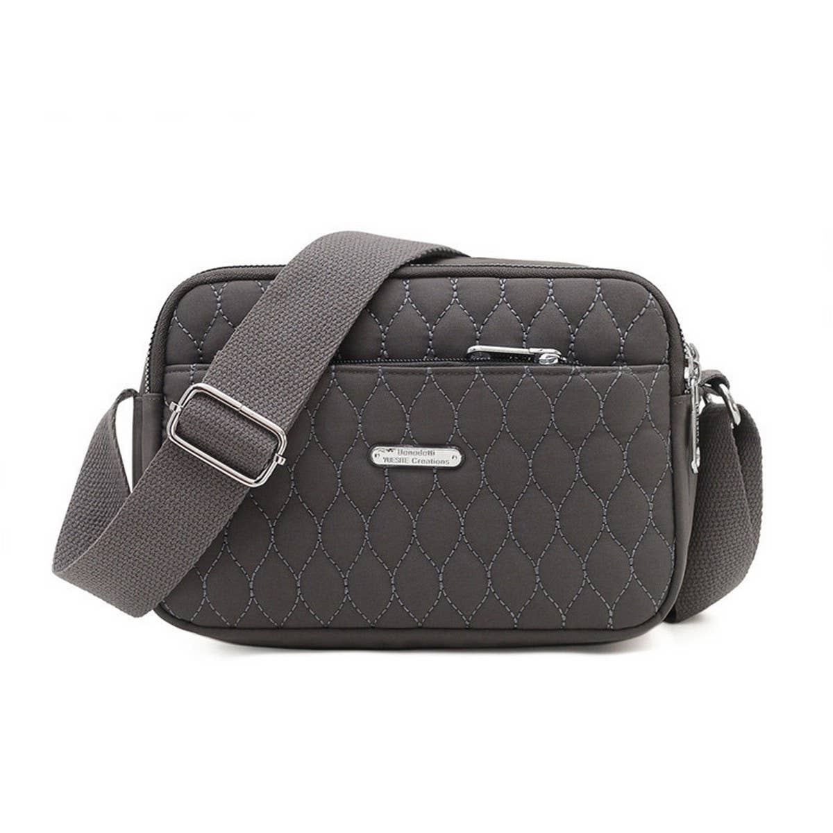 FASHIONABLE EMBROIDERY NYLON SHOULDER CROSSBODY BAG_CWAB3514