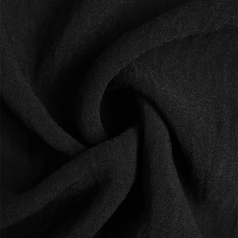 Casual commuting side button long skirt