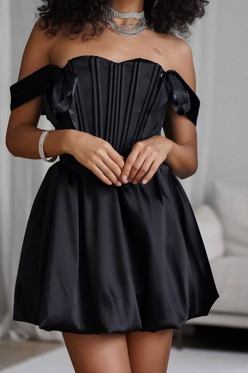 CWDTD0403_SLEEVELESS OPEN BACK HERRINGBONE SATIN DRESS