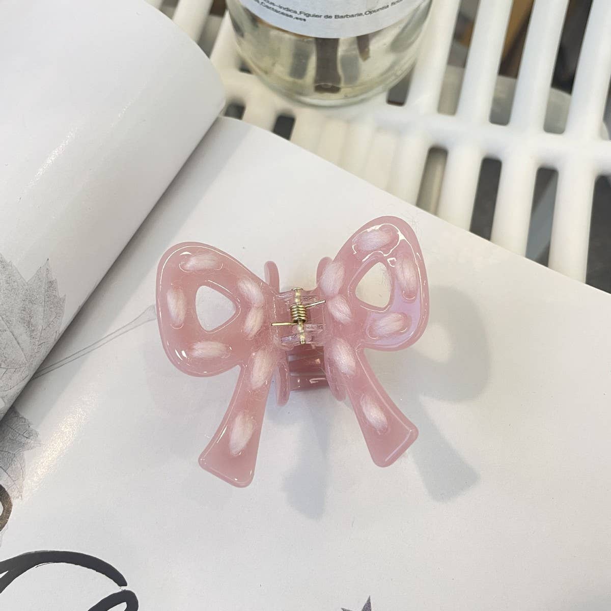 CWAHA1516_CUTE BOW HAIR CLAW CLIP