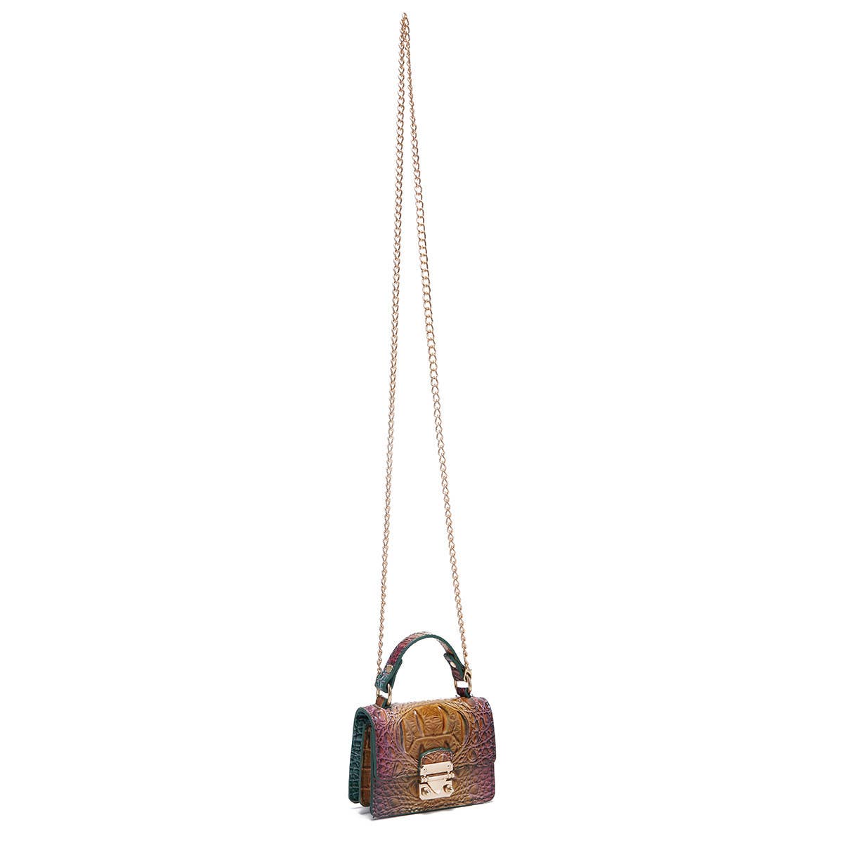 FASHION MULTICOLOR CROCODILE CROSSBODY BAG_CWAB2597