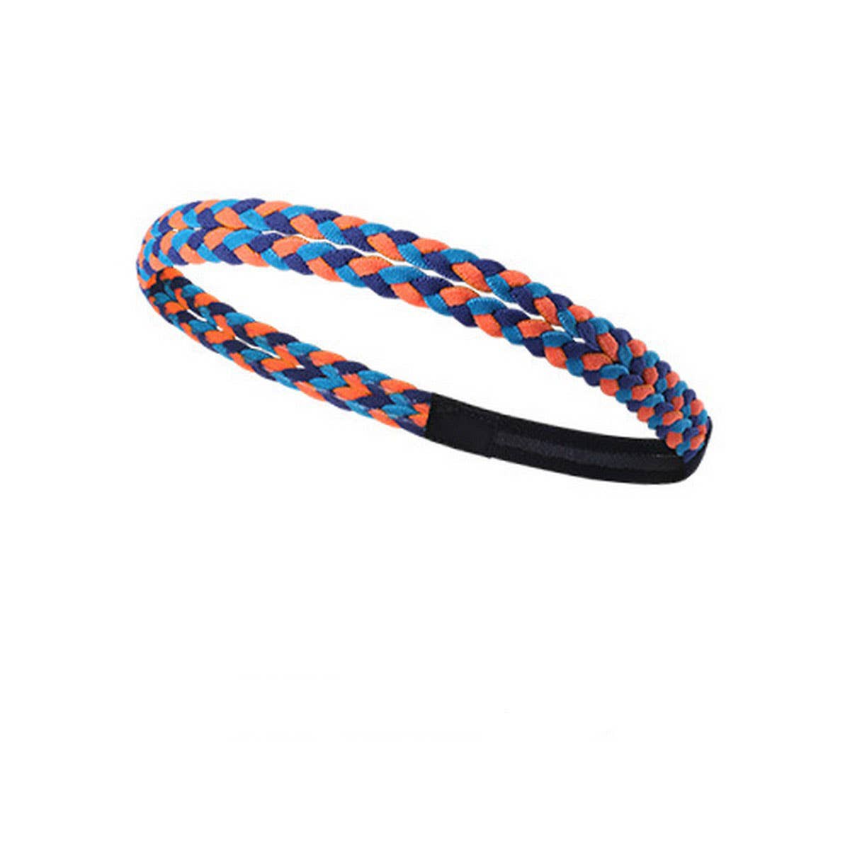 Braided Non-Slip Silicone Sweatband for Sports_CWMM7952