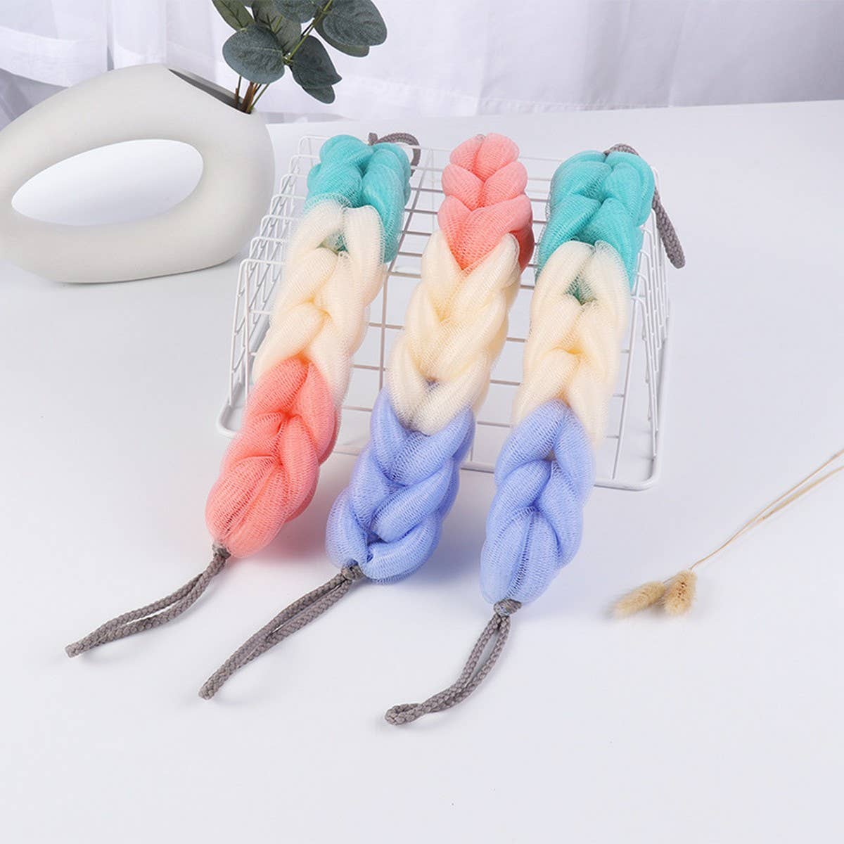 BATH POUF70G LARGE LOOFAH BATH BALL_CWMM3388